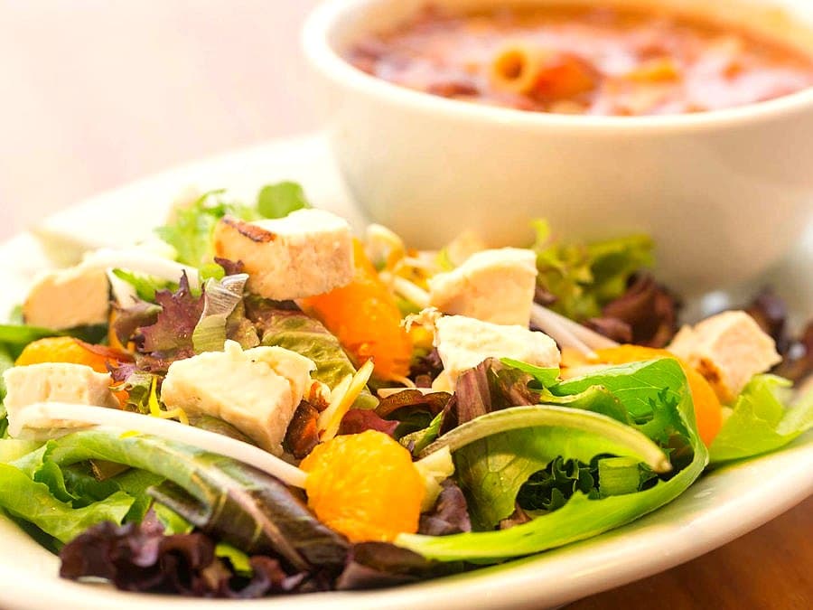 Soup & C.Y.O Salad w/ Protein
