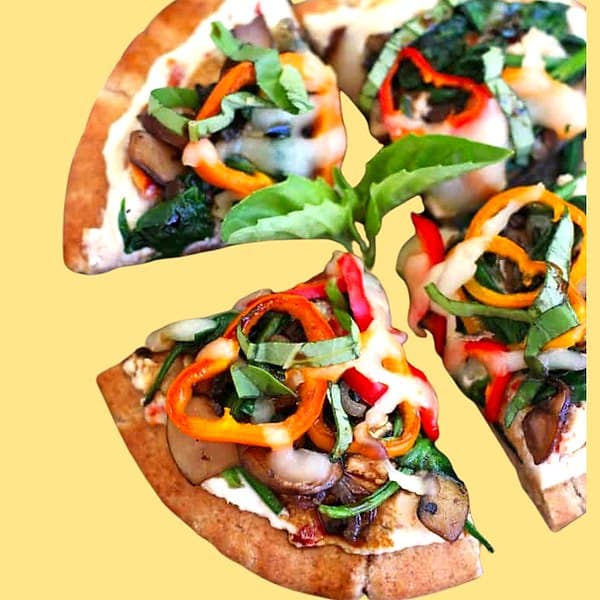 Vegan Pita Pizza